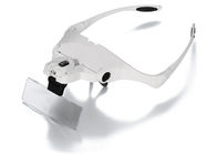 Les accessoires en plastique blancs LED de tatouage allume des lunettes de rapport optique d'oeil de bandeau